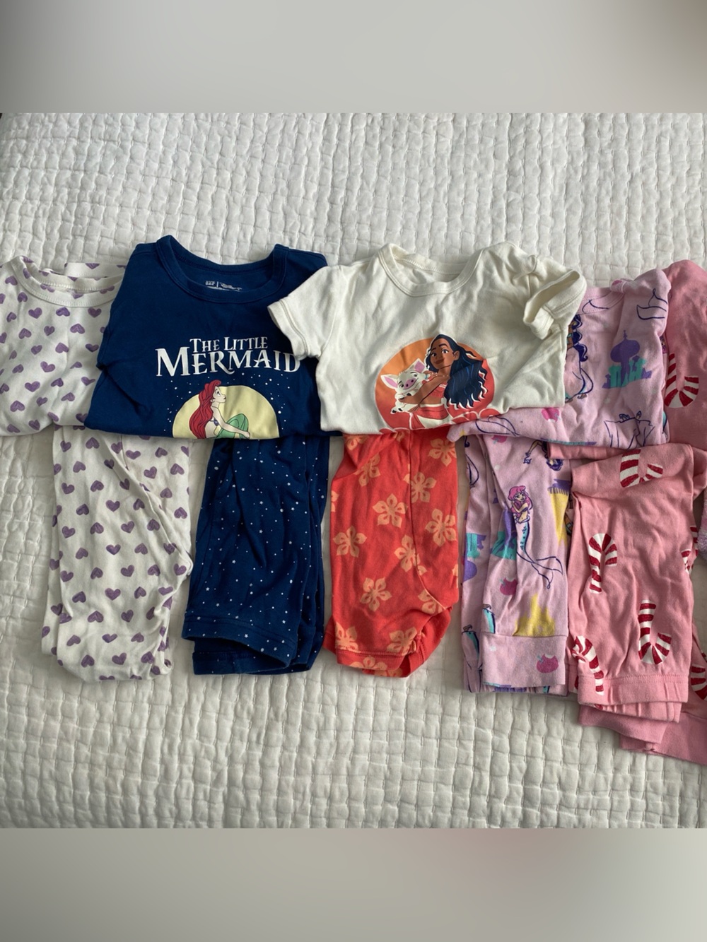 Girls Mixed Princess Pajama Set - Assorted Colors